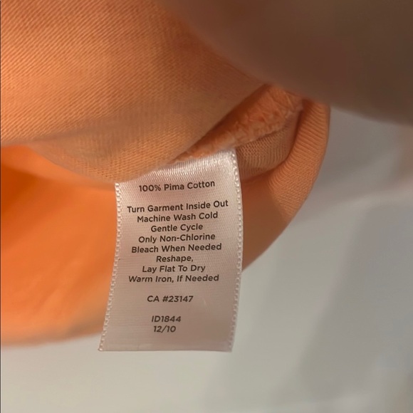 Talbots Peach Embellished Scoop Neck Tank Top - Picture 4 of 6